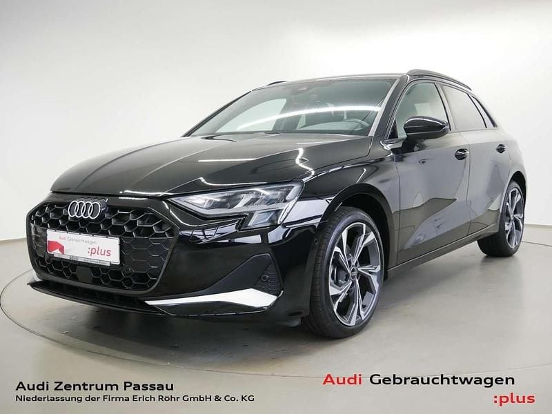 Mythosschwarz metallic Gebraucht 2024 Audi A3 Sportback Advanced Limousine | 32.700 € (Guter Preis) - Bild 1/4