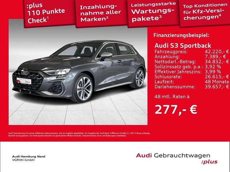 6y daytonagrau perleffekt Gebraucht 2024 Audi S3 Sport Limousine | 48.640 € - Bild 1/3