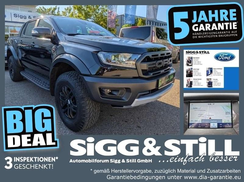 Obsidianschwarz metallic Gebraucht 2021 Ford Ranger Raptor Abholung | 41.450 € (Guter Preis) - Bild 1/4