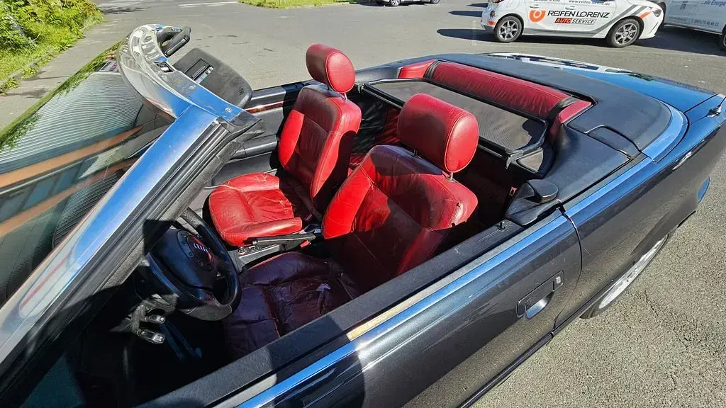 Gebraucht Audi Cabriolet 116 PS (85 kW) 1996 Schwarz Cabrio