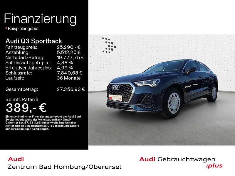 Gebraucht Audi Q3 150 PS (110 kW) 2020 Kosmosblau metallic SUV