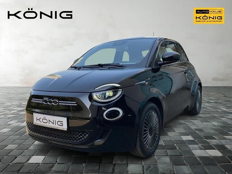 Schwarz Gebraucht 2021 Fiat 500e Icon Kleinwagen | 16.400 € (Fairer Preis) - Bild 1/4