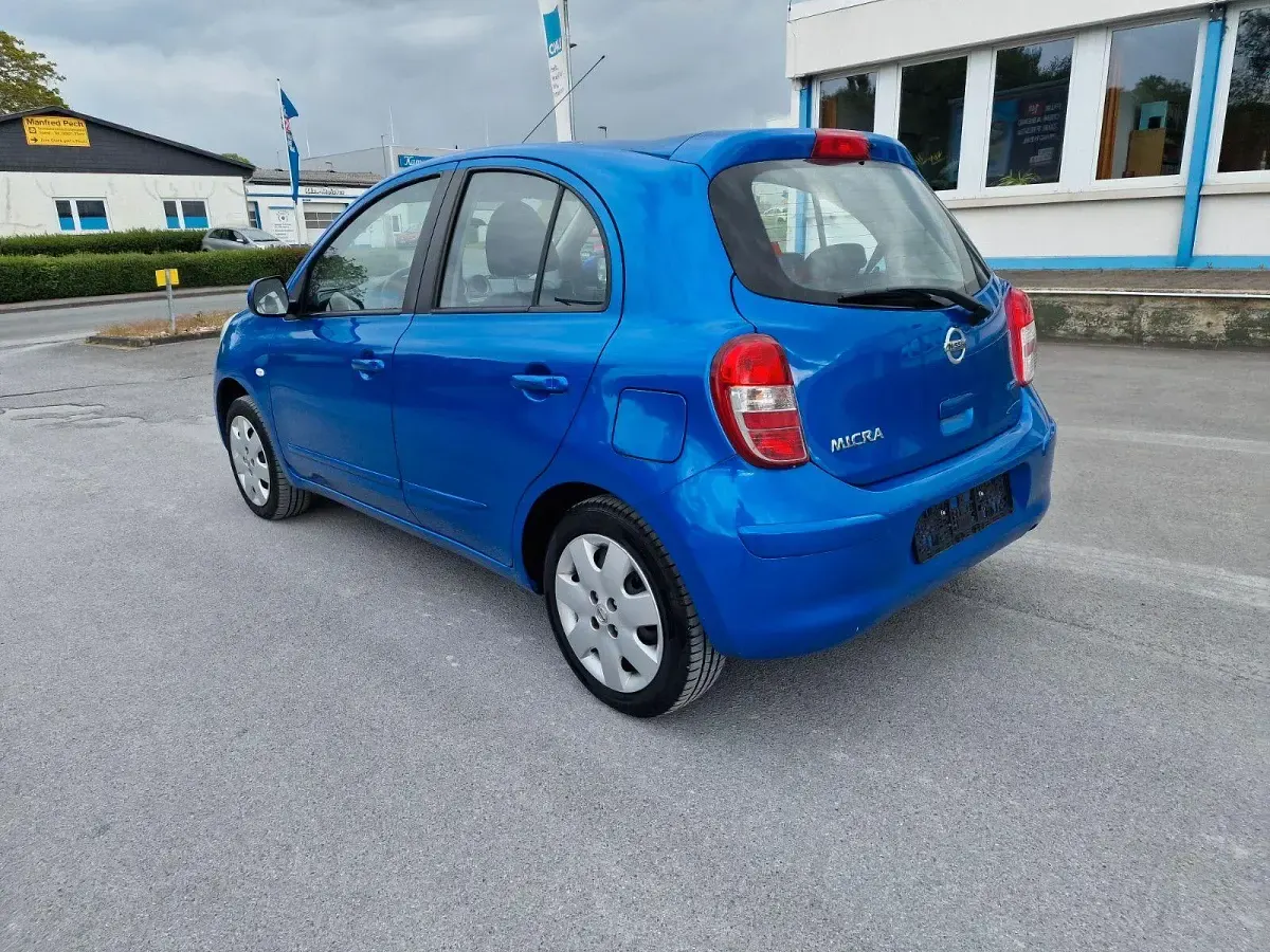 Gebraucht Nissan Micra Acenta 80 PS (58 kW) 2011 Blau Kleinwagen