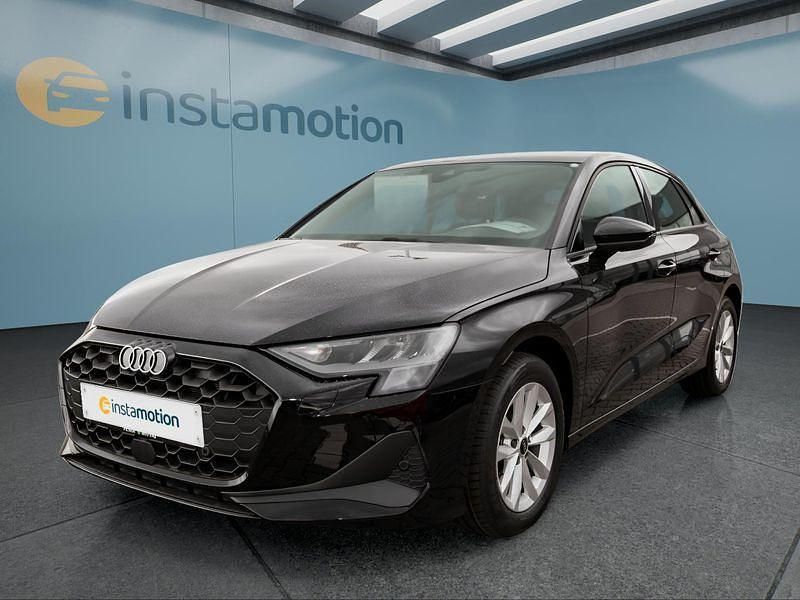 Schwarz Gebraucht 2024 Audi A3 Sportback Kleinwagen | 32.249 € (Superpreis) - Bild 1/4