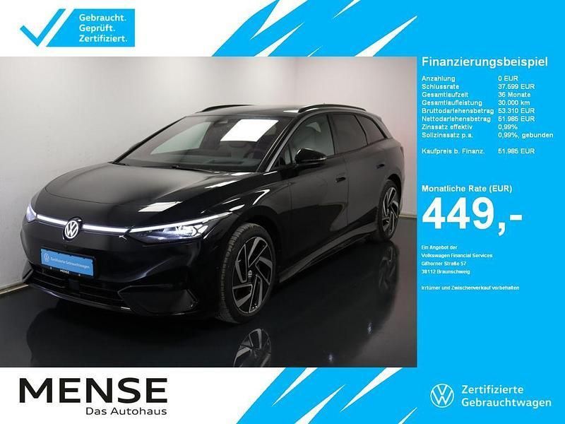 Grenadillschwarz Gebraucht 2024 VW ID.7 Pro Limousine | 51.985 € (Etwas zu teuer) - Bild 1/4
