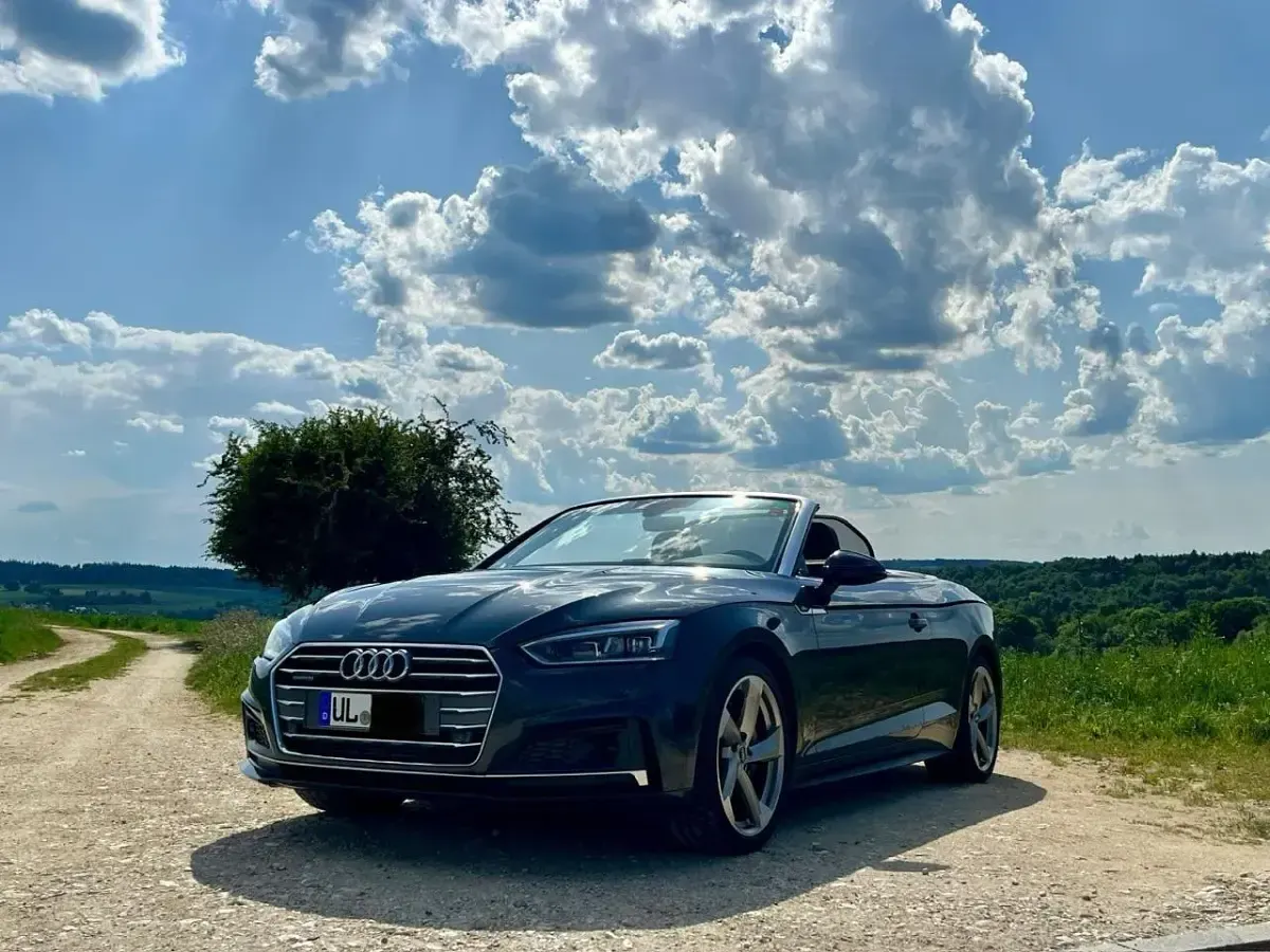 Usata Audi A5 Cabriolet S-Line 218 CV (160 kW) 2018 Grigio Cabrio