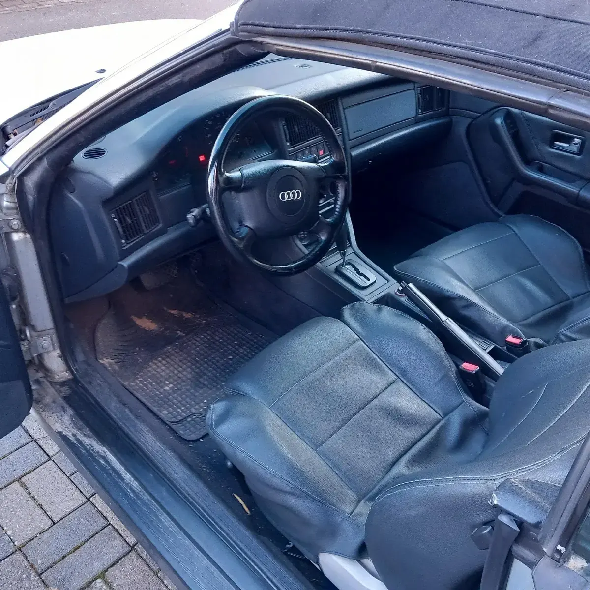 Gebraucht Audi Cabriolet Basis 150 PS (110 kW) 1998 Silber Cabrio