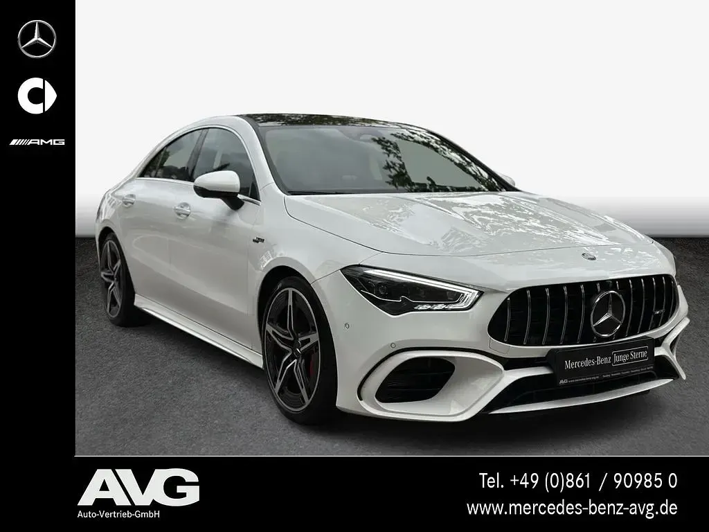 Gebraucht Mercedes CLA45 AMG Premium Plus 421 PS (309 kW) 2025 Polarweiß uni Coupé