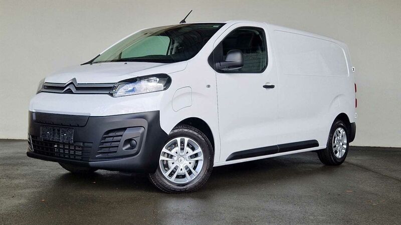 Weiss / eisweiss / uni Gebraucht 2023 Citroën e-Jumpy Van / Kleinbus | 28.970 € - Bild 1/2