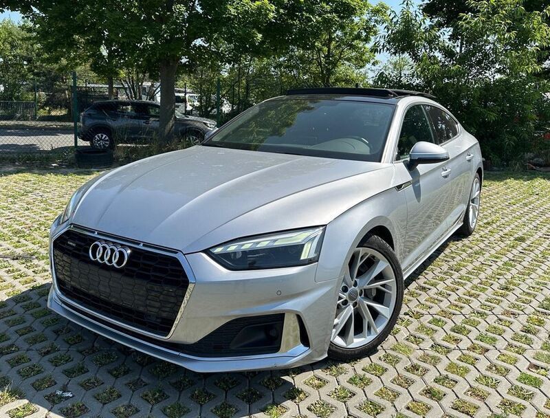 Silber Gebraucht 2020 Audi A5 Sportback Sport Limousine | 24.700 € (Fairer Preis) - Bild 1/4