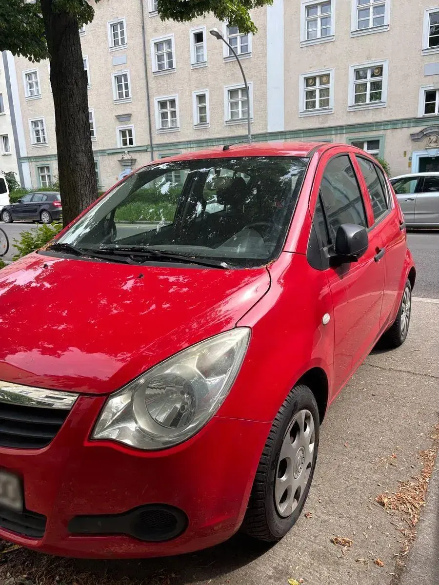 Gebraucht Opel Agila 65 PS (47 kW) 2009 Rot Kleinwagen