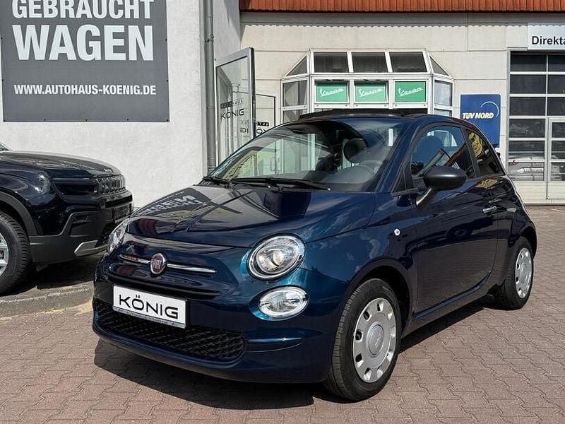 Blau Gebraucht 2023 Fiat 500C Cabrio | 14.979 € (Fairer Preis) - Bild 1/4