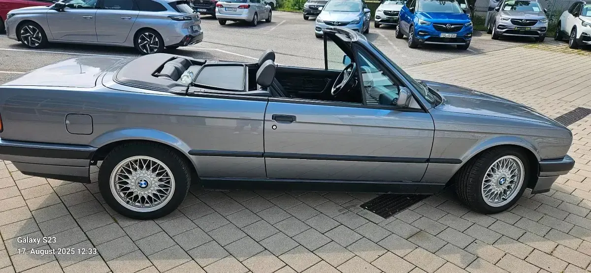 Gebraucht BMW 318 Cabriolet 113 PS (83 kW) 1993 Grau Cabrio