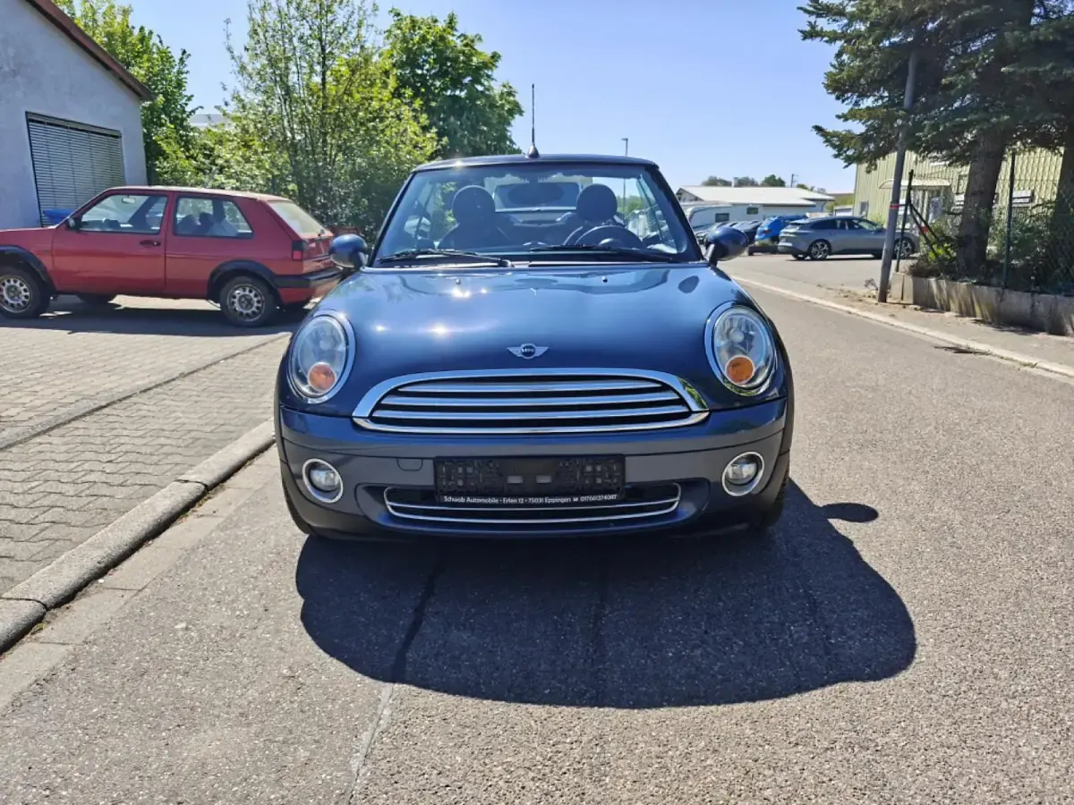 Gebraucht Mini Cooper Cabriolet 122 PS (89 kW) 2010 Blau Cabrio