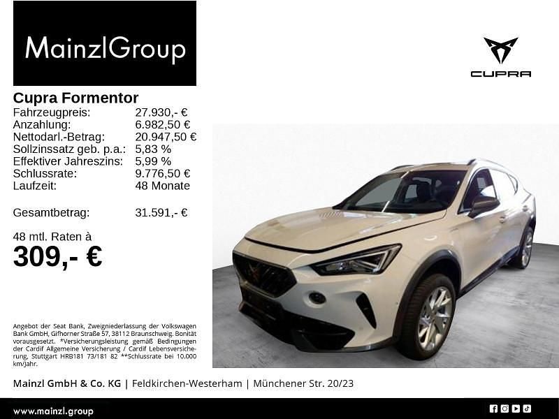 Gebraucht Cupra Formentor 204 PS (150 kW) 2023 Weiß SUV