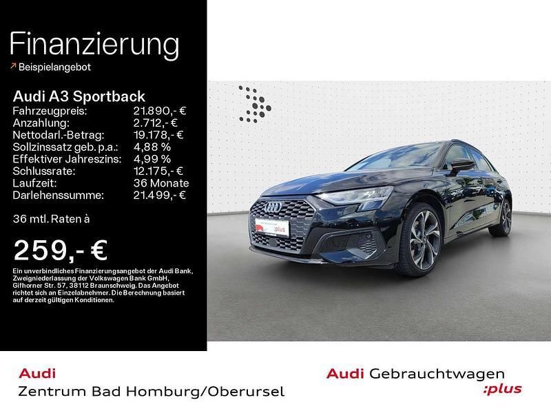 Brillantschwarz Gebraucht 2022 Audi A3 e-tron Kleinwagen | 21.890 € (Fairer Preis) - Bild 1/4