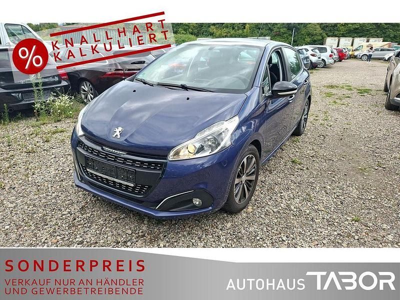 Lackierung blau virtuel/metall Gebraucht 2017 Peugeot 208 Active Kleinwagen | 6.585 € (Guter Preis) - Bild 1/4
