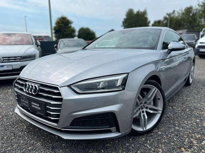 Florettsilber Gebraucht 2017 Audi A5 S-Line Coupé | 20.790 € (Superpreis) - Bild 1/4