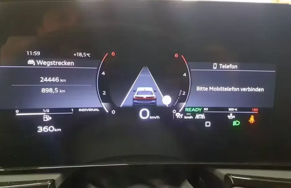 Gebraucht Audi A5 Sport 204 PS (150 kW) 2025 Mythosschwarz metallic Limousine