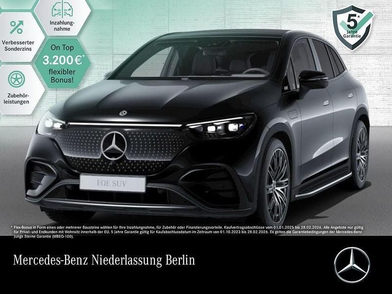 Schwarz Gebraucht 2023 Mercedes EQE350 SUV Premium SUV | 60.990 € (Etwas zu teuer) - Bild 1/3