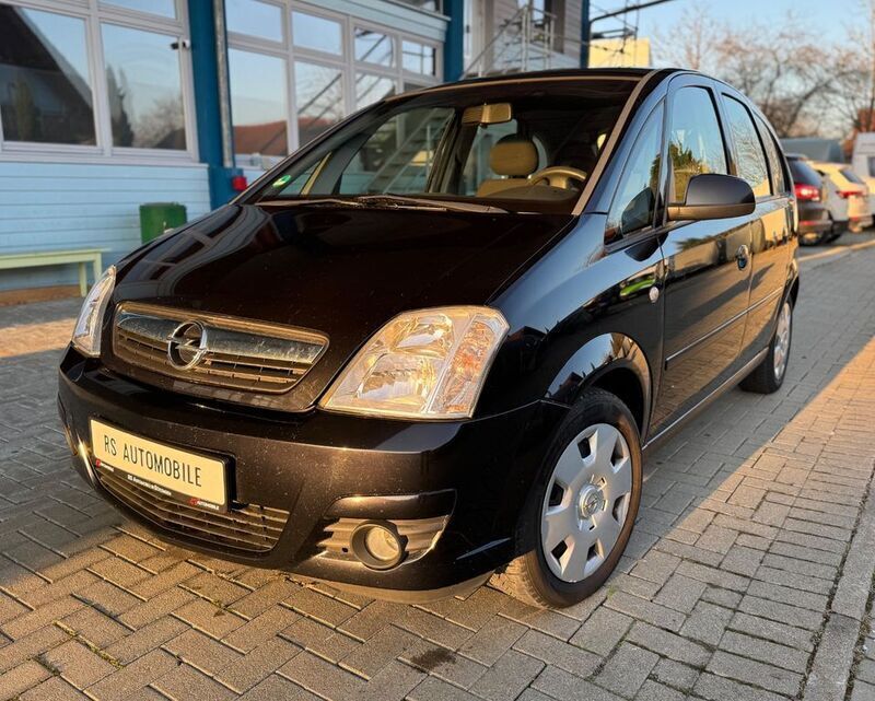 Schwarz Gebraucht 2008 Opel Meriva Edition Van / Kleinbus | 2.490 € (Etwas zu teuer) - Bild 1/4
