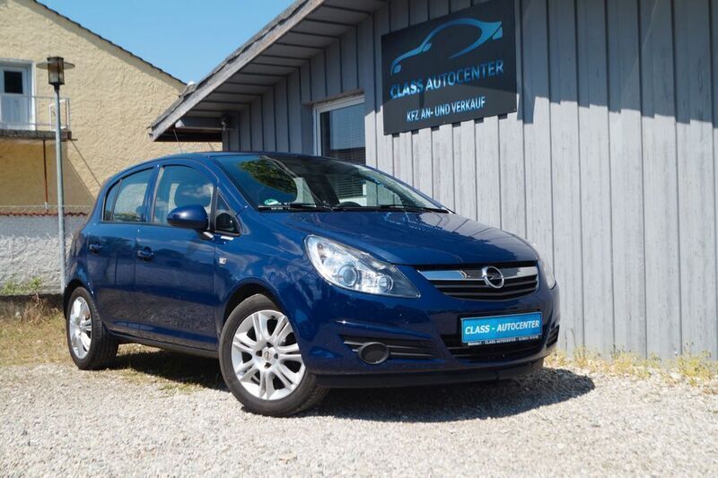Blau Gebraucht 2008 Opel Corsa Edition Kleinwagen | 2.900 € (Guter Preis) - Bild 1/4
