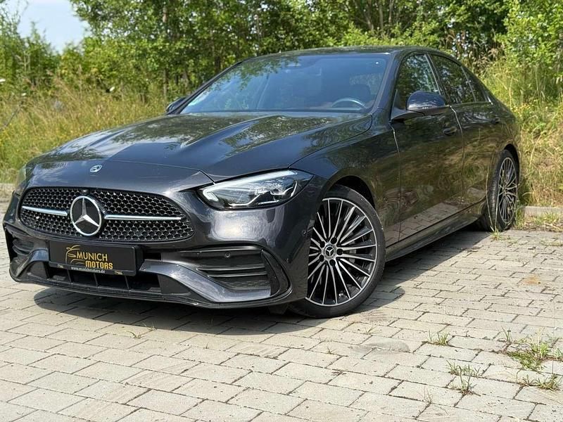 Graphite grau Gebraucht 2023 Mercedes C180 AMG Limousine | 46.291 € - Bild 1/4