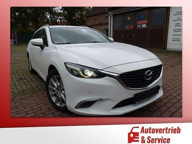 Weiß Gebraucht 2015 Mazda 6 Exclusive-Line Kombi | 11.780 € (Etwas zu teuer) - Bild 1/4