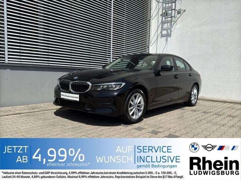 Schwarz Gebraucht 2022 BMW 318 Limousine | 25.650 € (Fairer Preis) - Bild 1/4