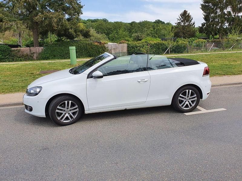 Weiß Gebraucht 2013 VW Golf Cabriolet Cabrio | 8.900 € (Fairer Preis) - Bild 1/4