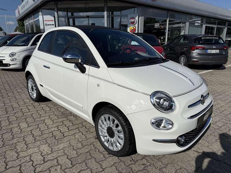 Gelato weiss Gebraucht 2024 Fiat 500C Dolcevita Cabrio | 19.460 € (Teuer) - Bild 1/4