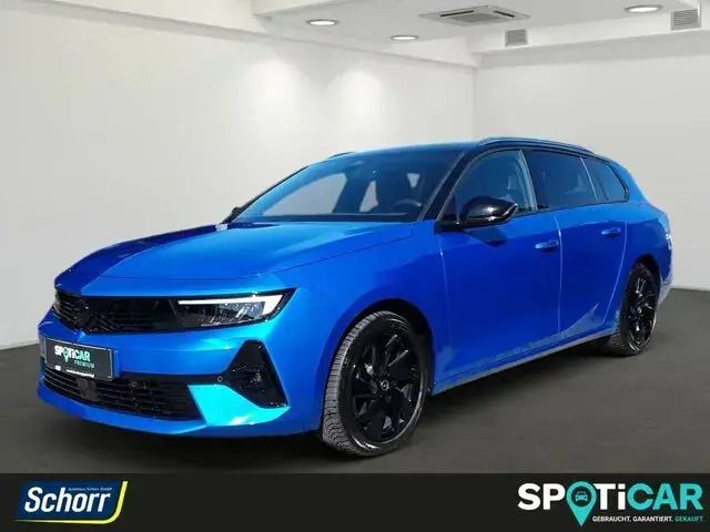 Kobalt blau (metallic) Gebraucht 2023 Opel Astra Kombi | 25.900 € (Teuer) - Bild 1/4