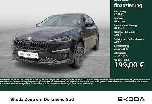 Gebraucht Skoda Scala Tour 150 PS (110 kW) 2025 Schwarzmagic perleffekt Kleinwagen
