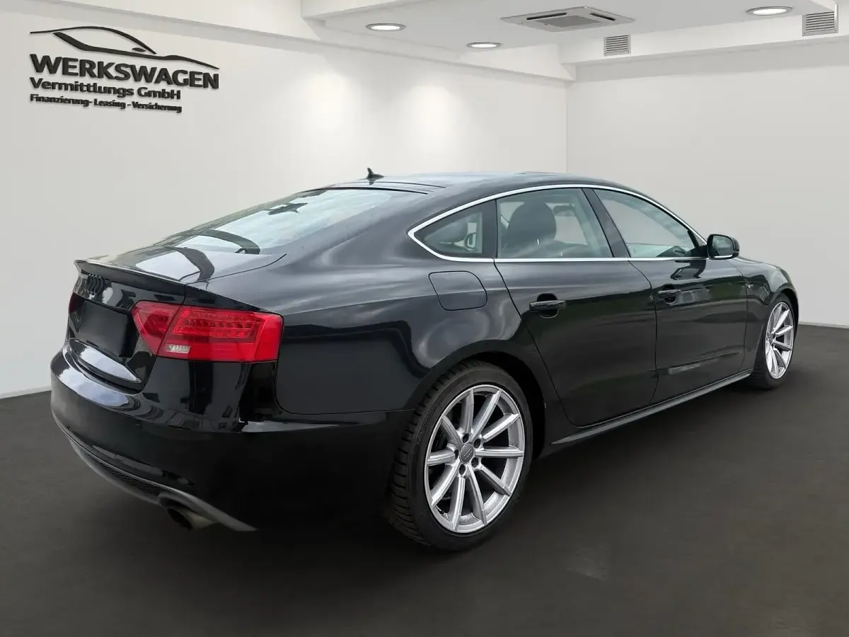 Gebraucht Audi A5 Sportback S-Line 145 PS (106 kW) 2015 Schwarz Kleinwagen