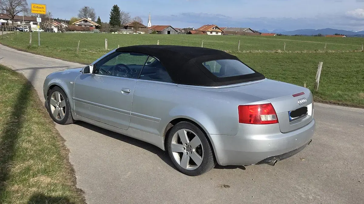 Used Audi Cabriolet 220 HP (161 kW) 2005 Silver Cabriolet