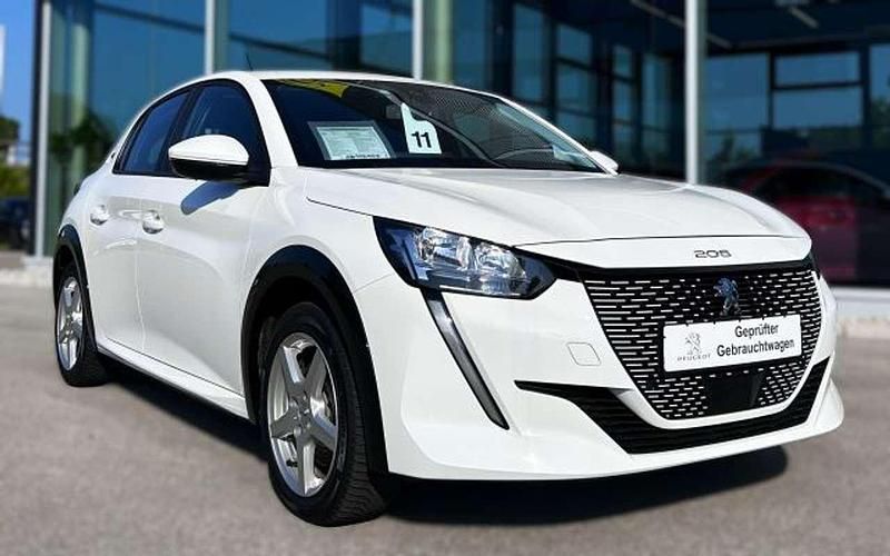 Schneeweiß Gebraucht 2021 Peugeot e-208 Active Kleinwagen | 16.500 € (Fairer Preis) - Bild 1/4