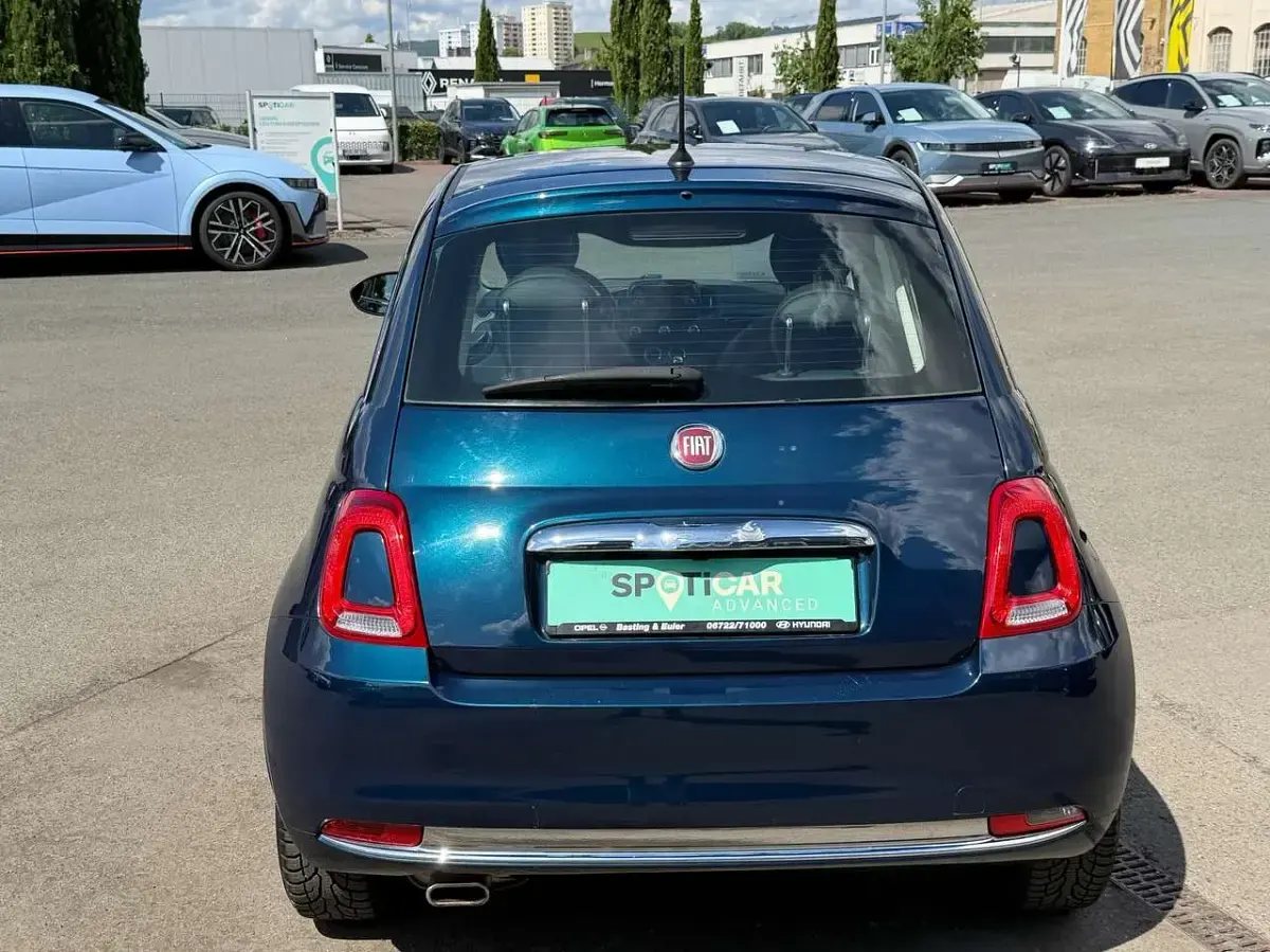 Gebraucht Fiat 500 Lounge 69 PS (50 kW) 2018 Blau Kleinwagen