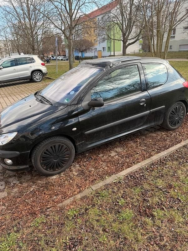 Gebraucht Peugeot 206 2002 Schwarz Coupé