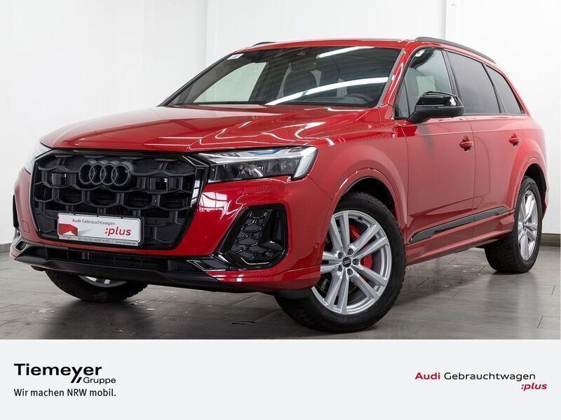 Rot Gebraucht 2024 Audi Q7 S-Line SUV | 74.380 € (Fairer Preis) - Bild 1/4