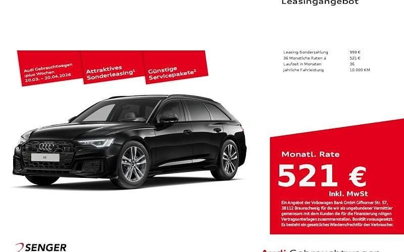 Gebraucht Audi A6 Design 204 PS (150 kW) 2025 Mythosschwarz metallic Kombi