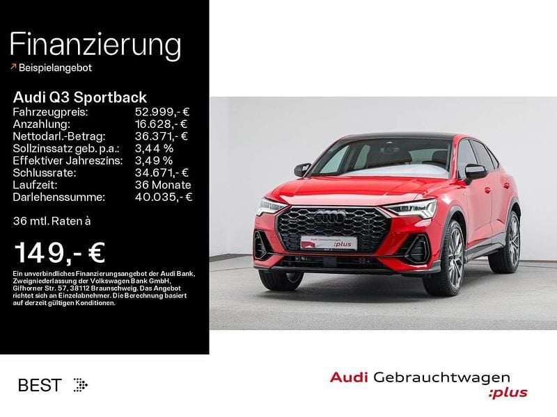 Progressivrot metallic Gebraucht 2024 Audi Q3 S-Line SUV | 52.999 € - Bild 1/4