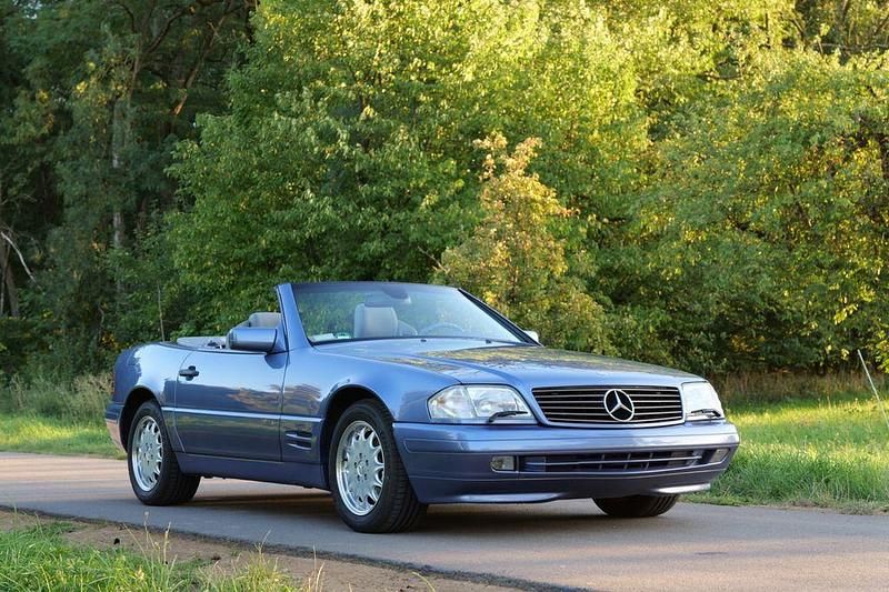 Gebraucht Mercedes SL320 231 PS (169 kW) 1997 Blau Cabrio