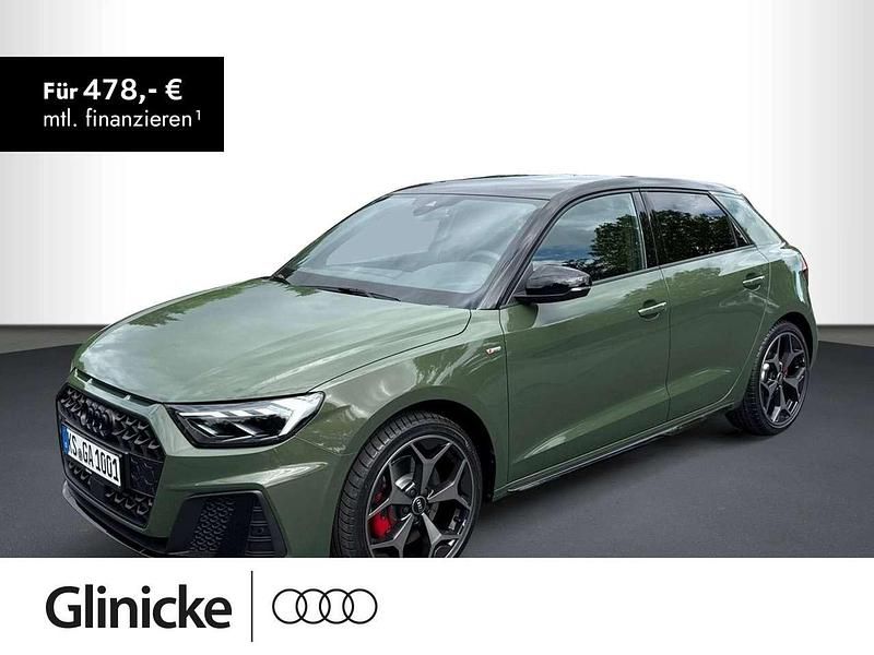 Distriktgrün metallic Gebraucht 2025 Audi A1 S-Line Kleinwagen | 36.770 € (Teuer) - Bild 1/2