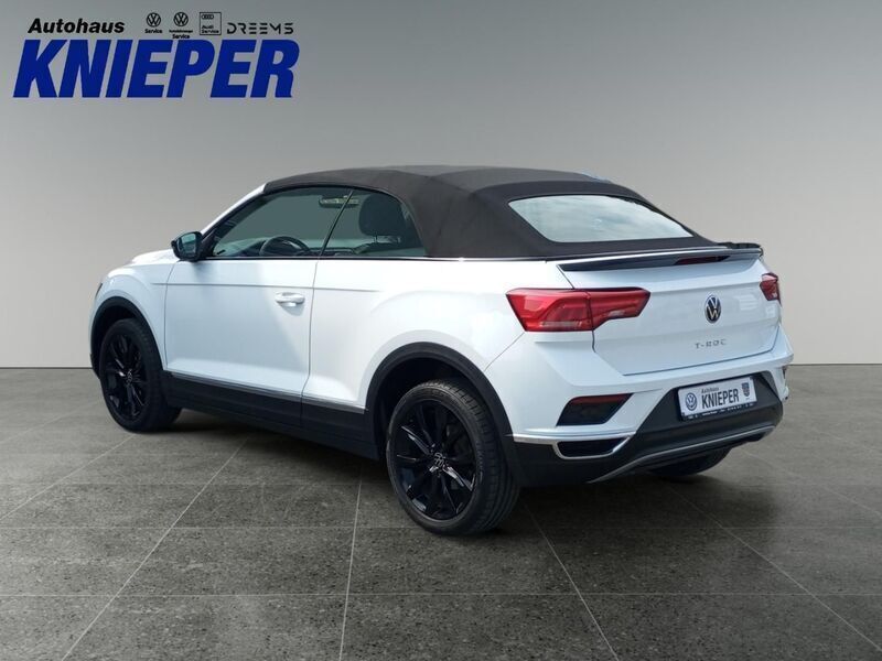 Gebraucht VW T-Roc Cabriolet Style 110 PS (80 kW) 2021 Weiß Cabrio