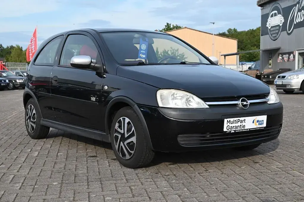 Gebraucht Opel Corsa 58 PS (42 kW) 2003 Schwarz Kleinwagen