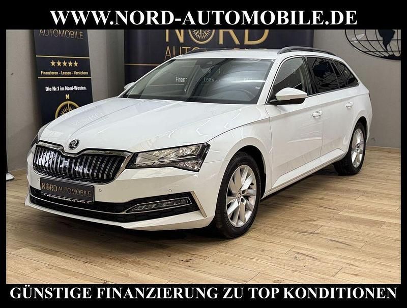 Gebraucht Skoda Superb Ambition 218 PS (160 kW) 2020 Moonweiss metallic (metallic) Kombi
