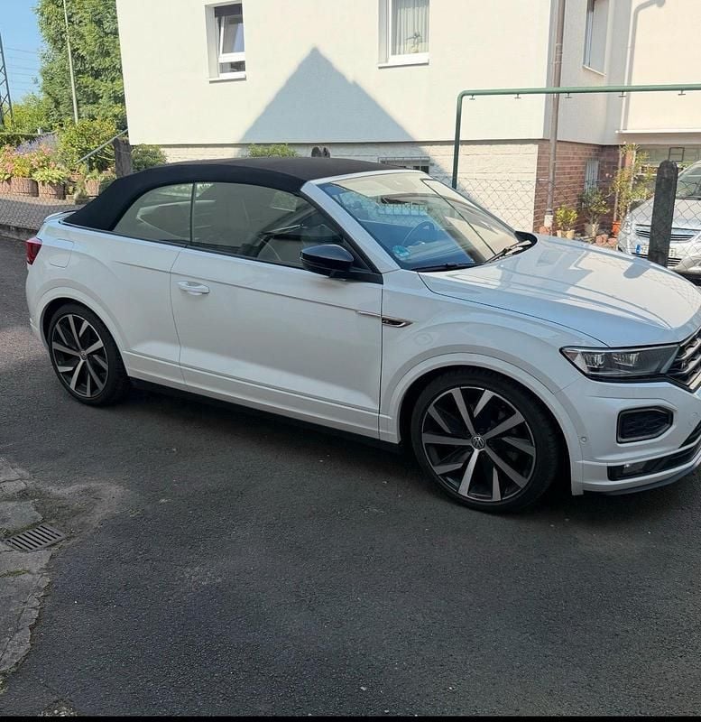 Gebraucht VW T-Roc Cabriolet R-line 150 PS (110 kW) 2021 Weiß Cabrio