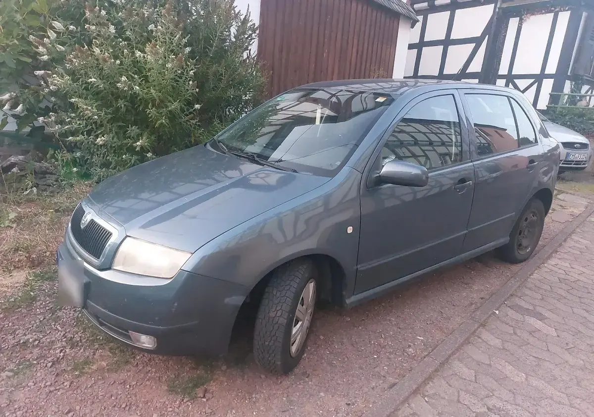 Gebraucht Skoda Fabia 75 PS (55 kW) 2004 Blau Kleinwagen