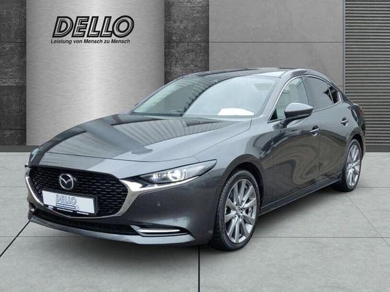 Grau Gebraucht 2022 Mazda 3 Selection Kleinwagen | 20.990 € (Guter Preis) - Bild 1/4