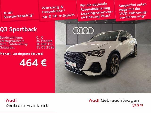 Weiß Gebraucht 2025 Audi Q3 Sportback S-Line SUV | 44.450 € (Fairer Preis) - Bild 1/3